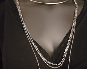 MIARA - Necklace, freshwater pearl, white